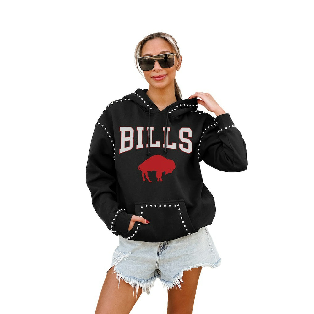 Buffalo Bills Gameday Couture Women's Studded Pullover Hoodie - Black - NFL