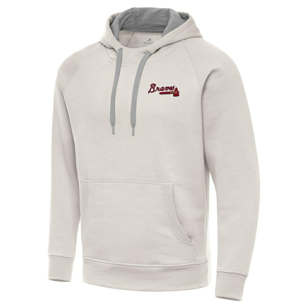 Atlanta Braves Antigua Victory Pullover Hoodie Online