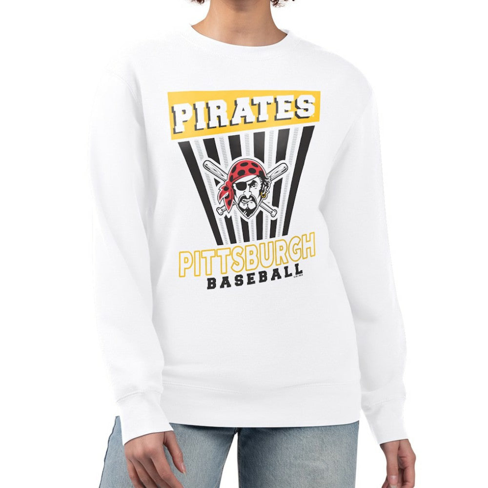 Pittsburgh Pirates Starter Women's Poster Print Team Fleece Pullover Sweatshirt Online