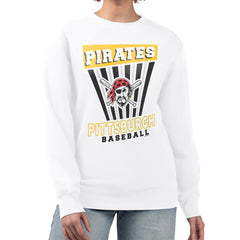 Pittsburgh Pirates Starter Women's Poster Print Team Fleece Pullover Sweatshirt Online
