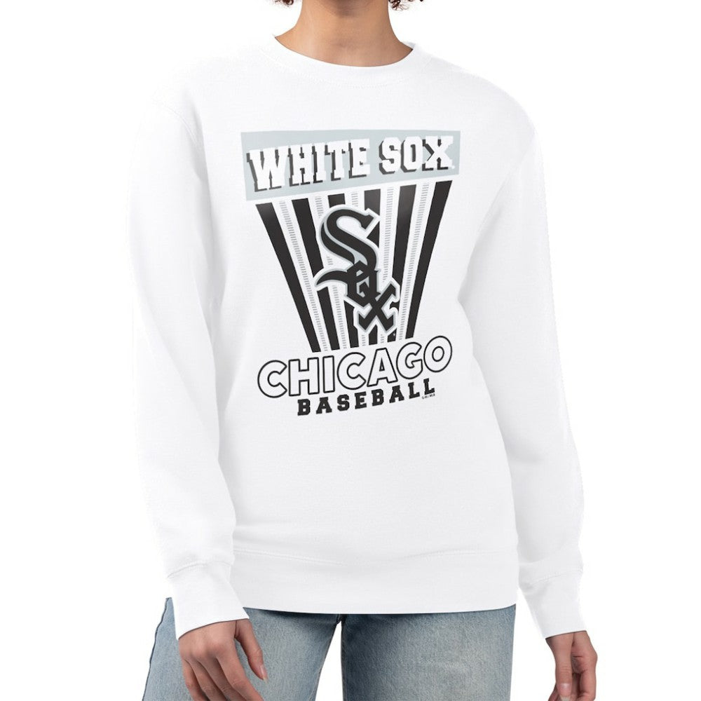 Chicago White Sox Starter Women's Poster Print Team Fleece Pullover Sweatshirt for sale