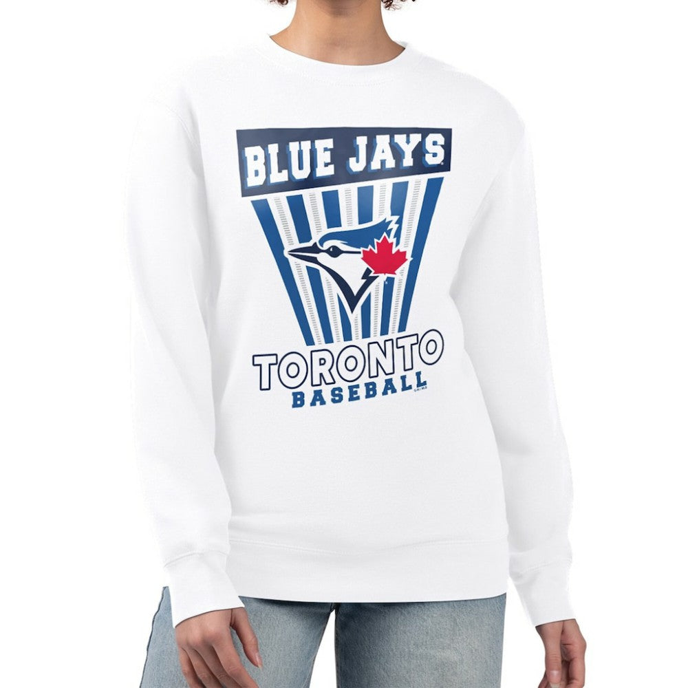 Toronto Blue Jays Starter Women's Poster Print Team Fleece Pullover Sweatshirt Online