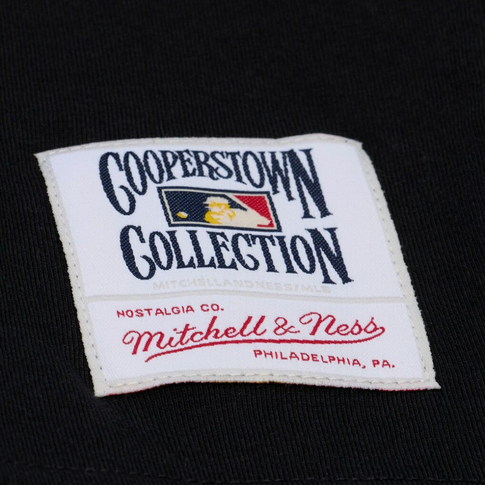 San Francisco Giants Mitchell & Ness Women's Cooperstown Collection Phantom Cropped T-Shirt for sale