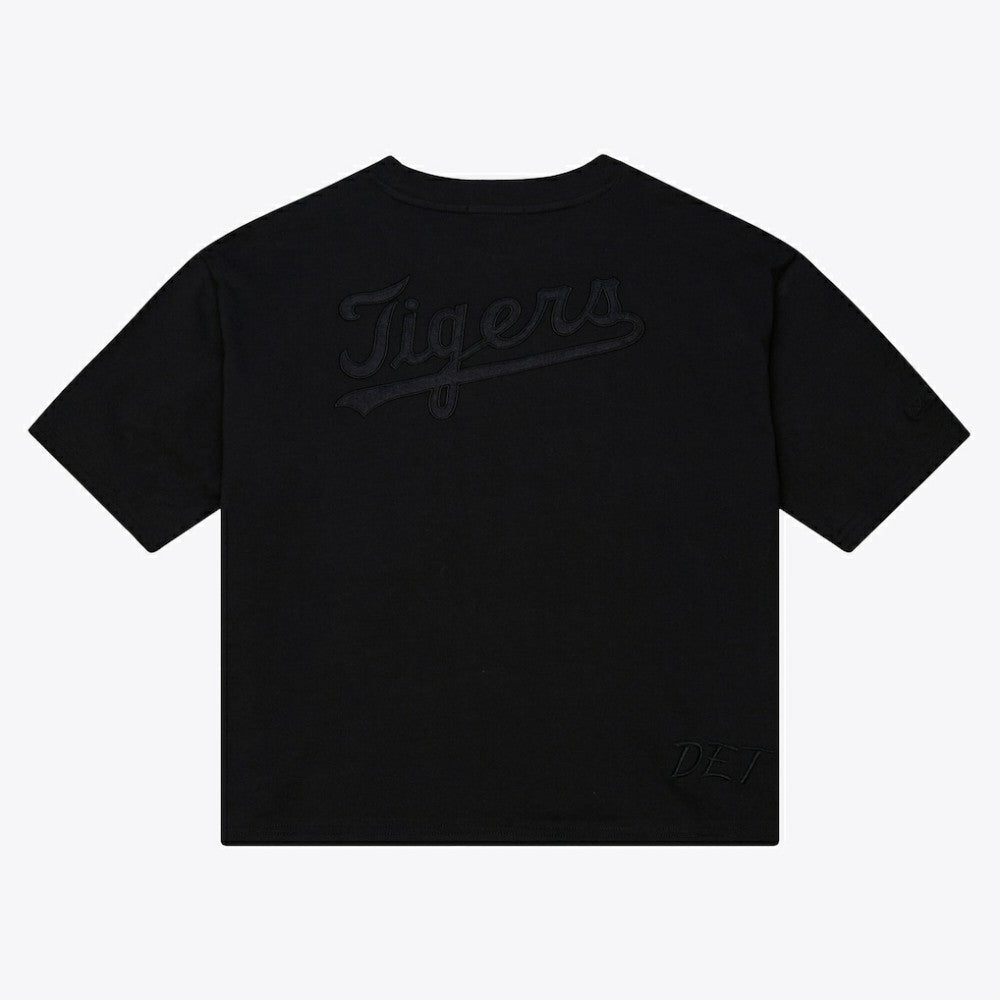 Detroit Tigers Mitchell & Ness Women's Cooperstown Collection Phantom Cropped T-Shirt Outlet