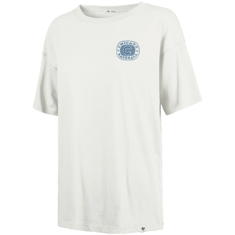 Chicago Cubs '47 Women's Back Canyon Sadie T-Shirt Sale