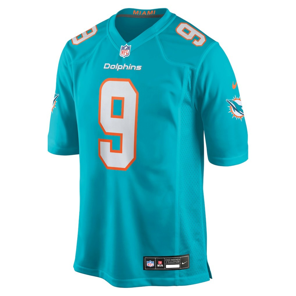 Ifeatu Melifonwu Miami Dolphins Team Game Jersey - Aqua - Nike