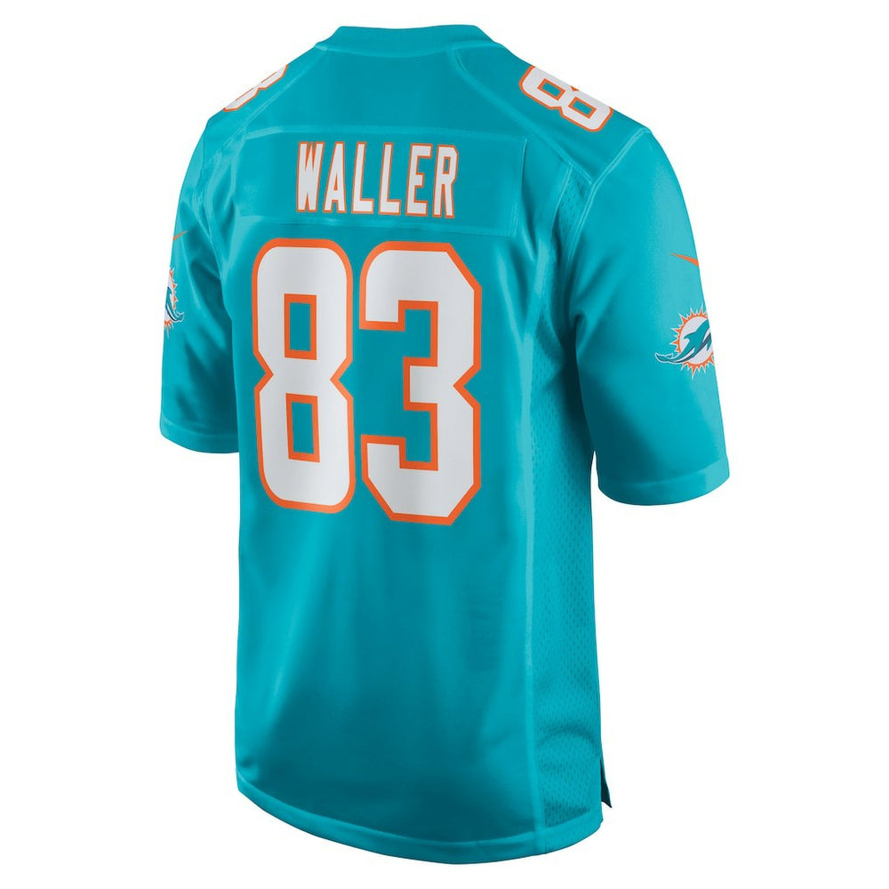 Darren Waller Miami Dolphins Team Game Jersey - Aqua - Nike