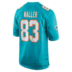 Darren Waller Miami Dolphins Team Game Jersey - Aqua - Nike