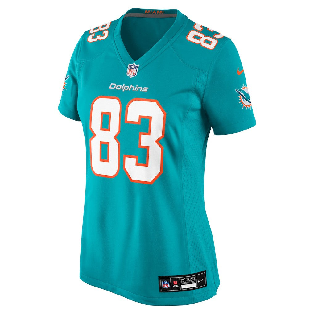Darren Waller Miami Dolphins Women's Team Game Jersey - Aqua - Nike