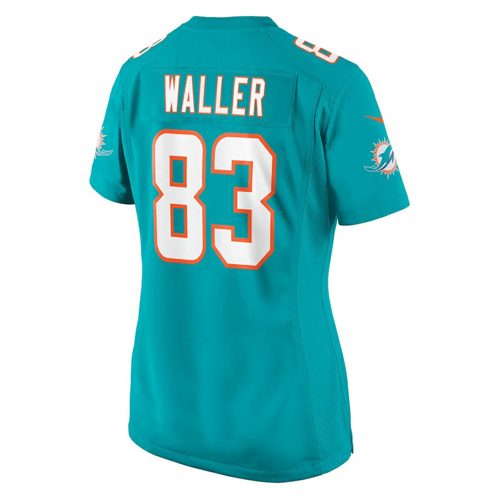 Darren Waller Miami Dolphins Women's Team Game Jersey - Aqua - Nike