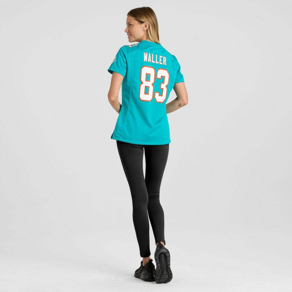 Darren Waller Miami Dolphins Women's Team Game Jersey - Aqua - Nike
