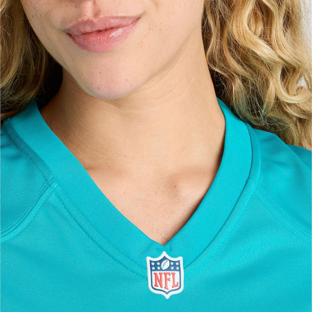 Darren Waller Miami Dolphins Women's Team Game Jersey - Aqua - Nike
