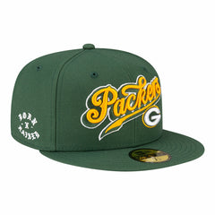Green Bay Packers New Era Born x Raised 59FIFTY Fitted Hat - Green - NFL