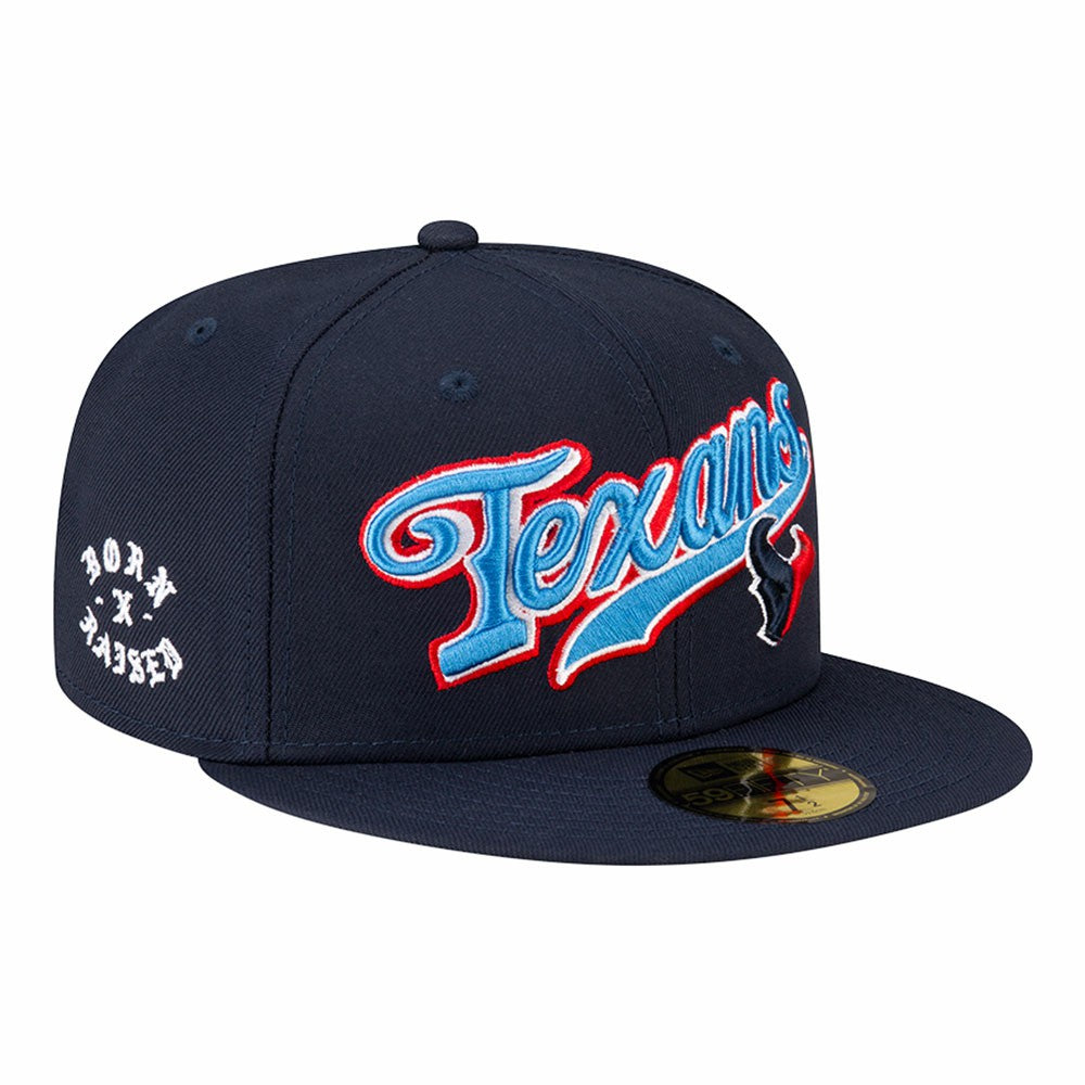 Houston Texans New Era Born x Raised 59FIFTY Fitted Hat - Navy - NFL