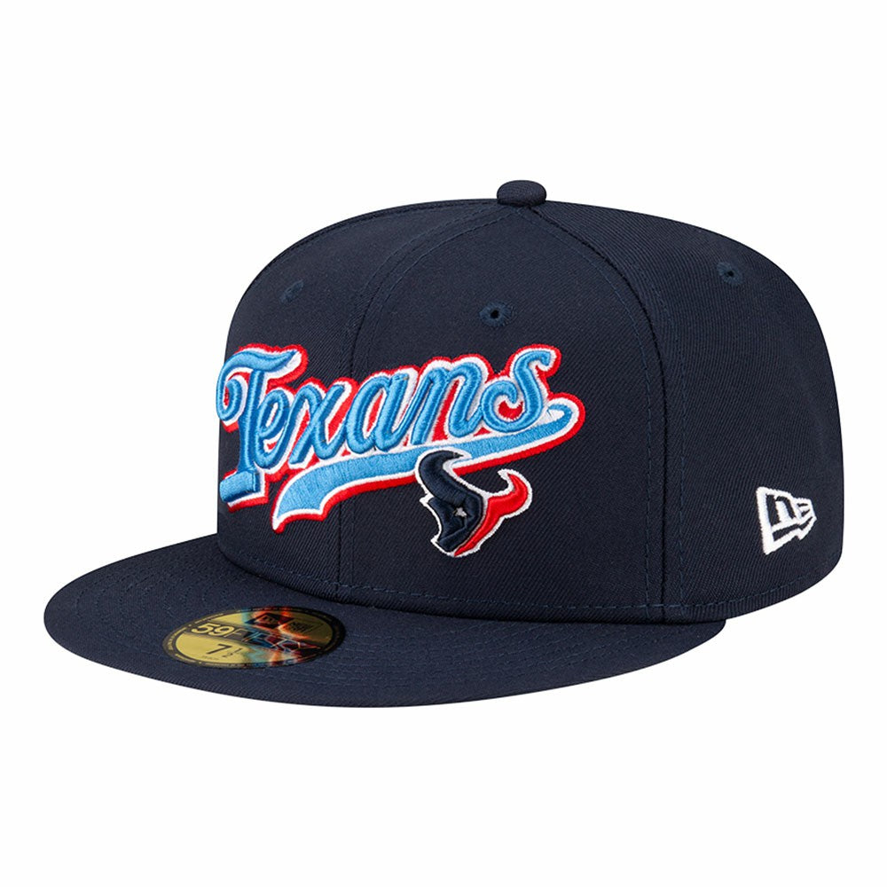 Houston Texans New Era Born x Raised 59FIFTY Fitted Hat - Navy - NFL