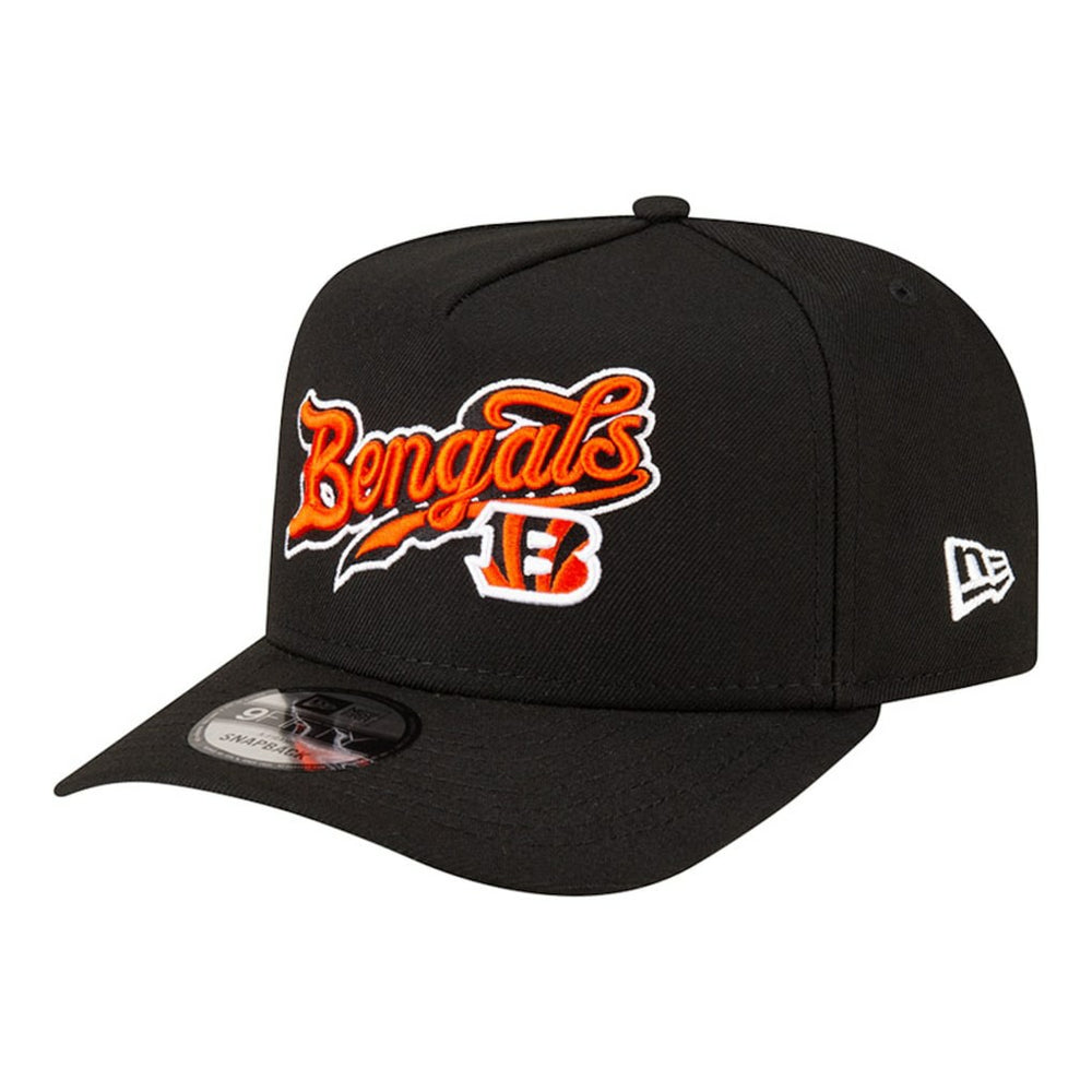 Cincinnati Bengals New Era Born x Raised A-Frame 9FIFTY Snapback Hat - Black - NFL