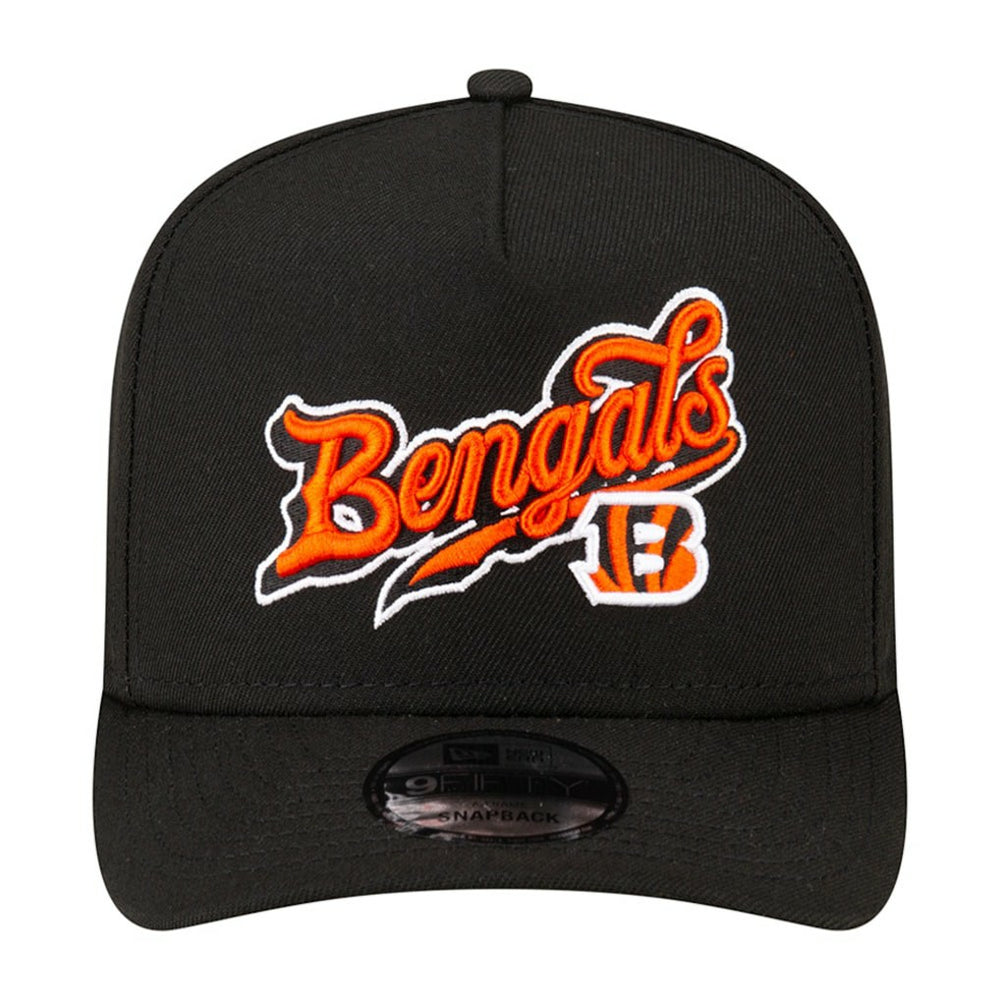 Cincinnati Bengals New Era Born x Raised A-Frame 9FIFTY Snapback Hat - Black - NFL