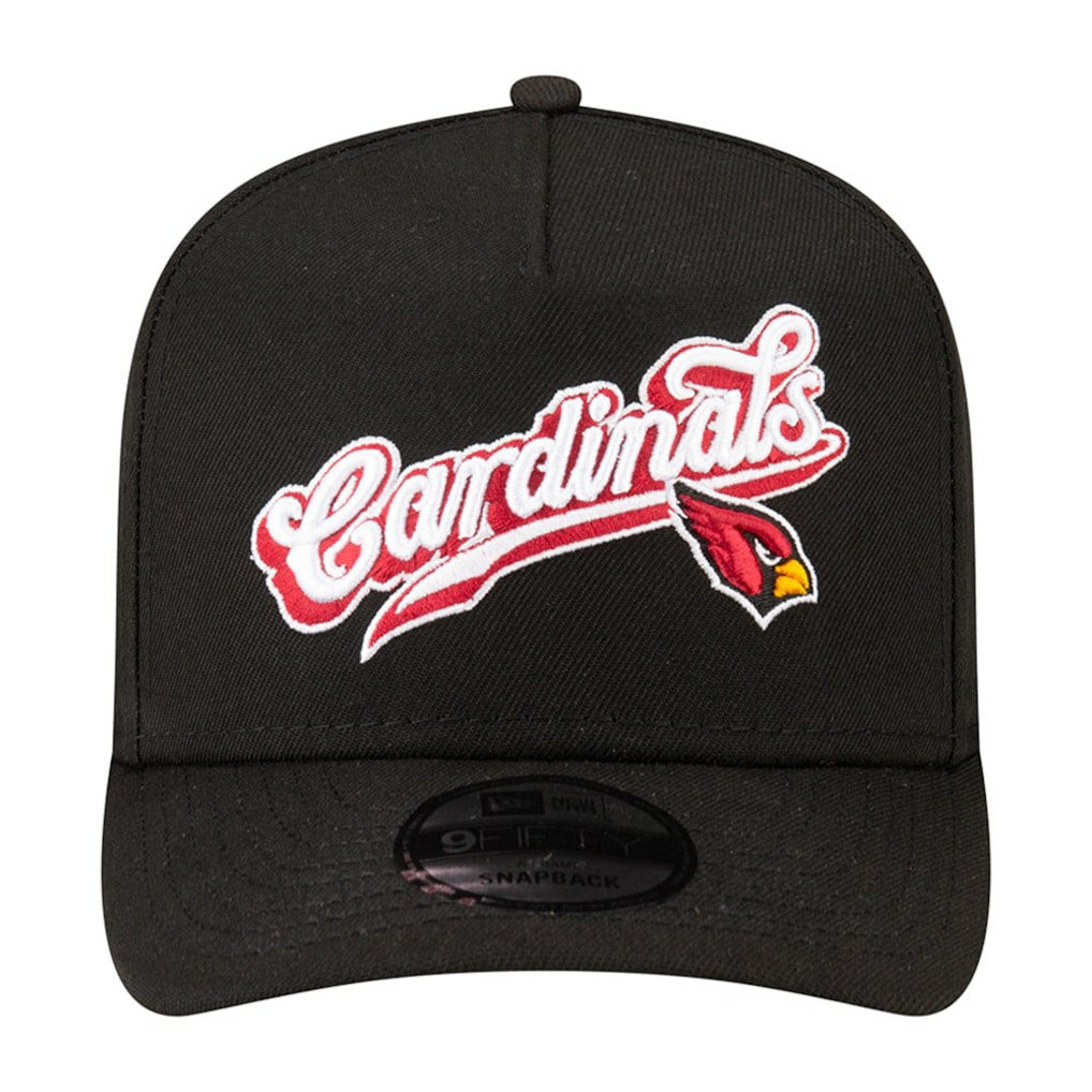 Arizona Cardinals New Era Born x Raised A-Frame 9FIFTY Snapback Hat - Black - NFL
