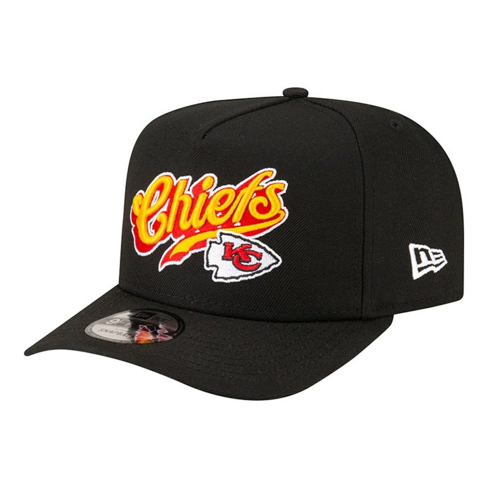 Kansas City Chiefs New Era Born x Raised A-Frame 9FIFTY Snapback Hat - Black - NFL
