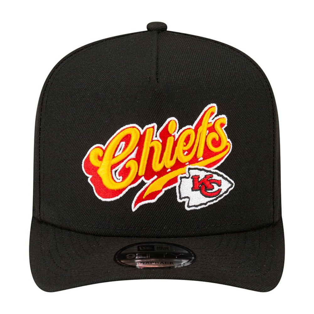 Kansas City Chiefs New Era Born x Raised A-Frame 9FIFTY Snapback Hat - Black - NFL