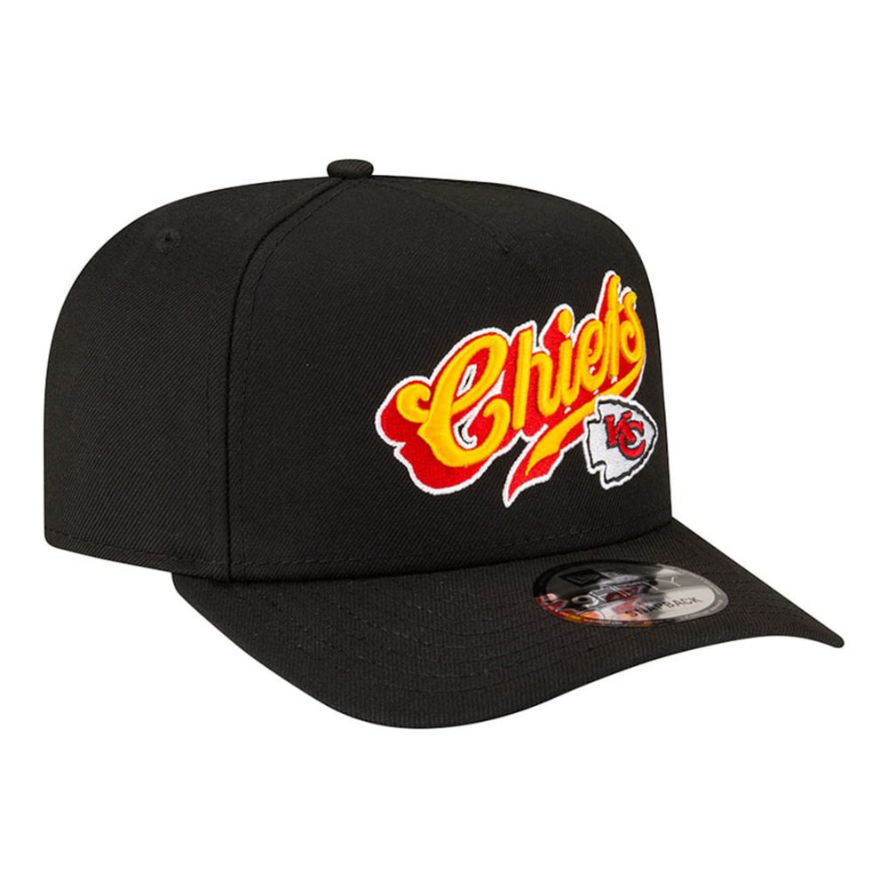 Kansas City Chiefs New Era Born x Raised A-Frame 9FIFTY Snapback Hat - Black - NFL