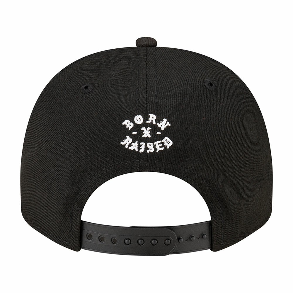 New York Jets New Era Born x Raised A-Frame 9FIFTY Snapback Hat - Black - NFL