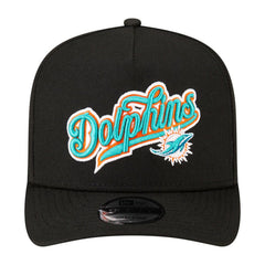 Miami Dolphins New Era Born x Raised A-Frame 9FIFTY Snapback Hat - Black - NFL