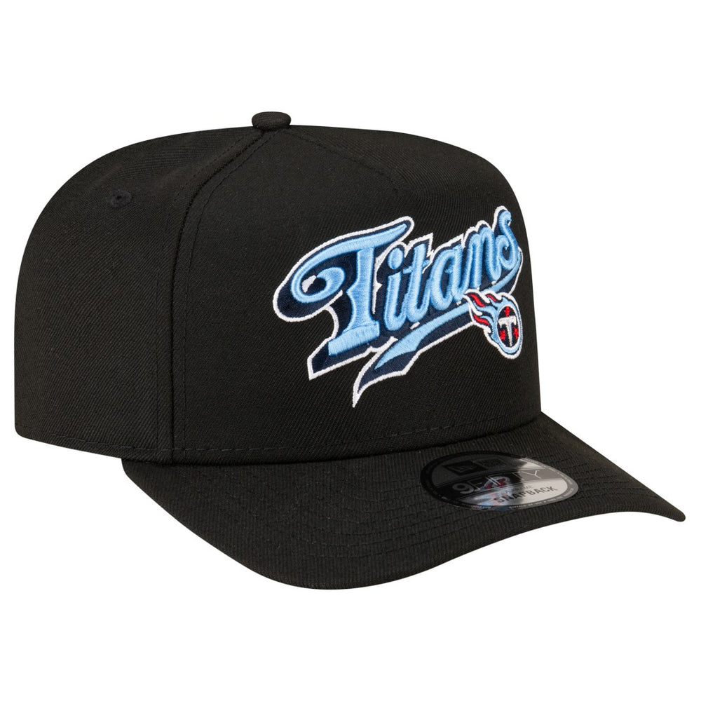 Tennessee Titans New Era Born x Raised A-Frame 9FIFTY Snapback Hat - Black - NFL