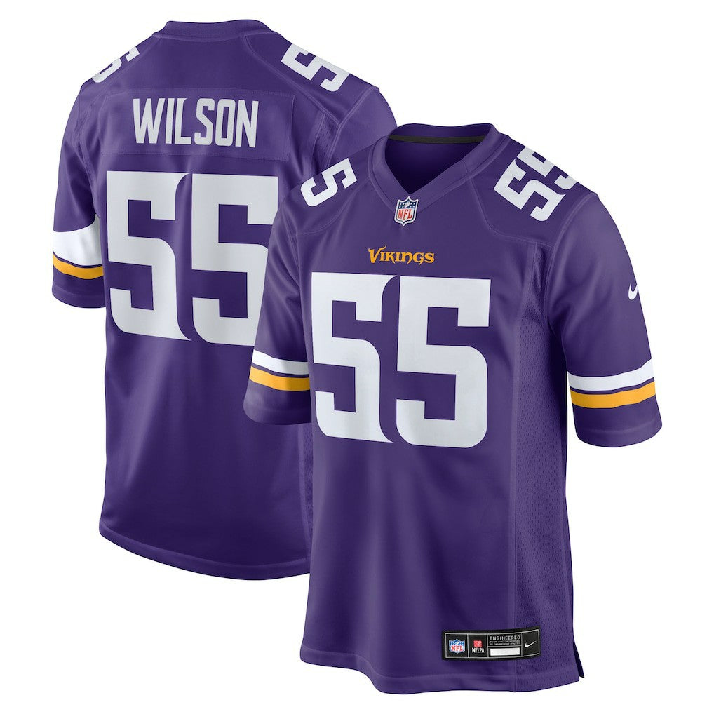 Eric Wilson Minnesota Vikings Team Game Jersey - Purple - Nike