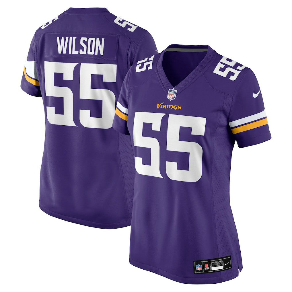 Eric Wilson Minnesota Vikings Women's Team Game Jersey - Purple - Nike