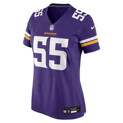 Eric Wilson Minnesota Vikings Women's Team Game Jersey - Purple - Nike
