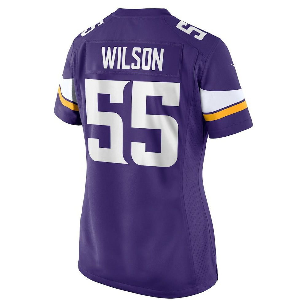 Eric Wilson Minnesota Vikings Women's Team Game Jersey - Purple - Nike