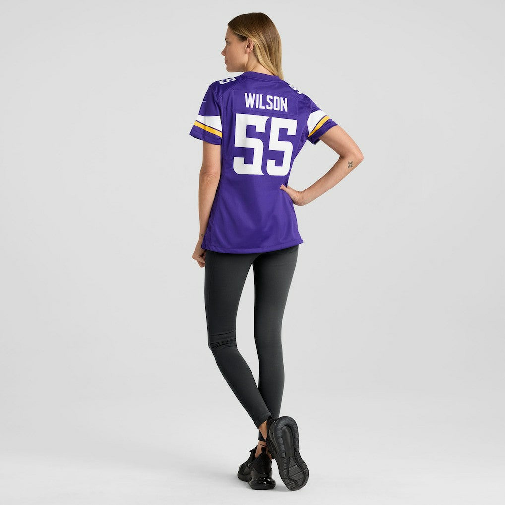 Eric Wilson Minnesota Vikings Women's Team Game Jersey - Purple - Nike