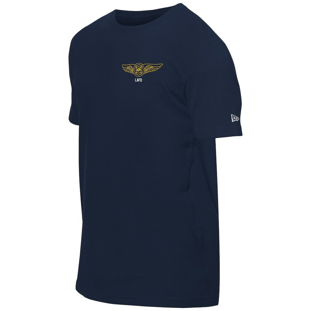 Los Angeles Rams x LAFD New Era Air Ops T-Shirt - Navy - NFL