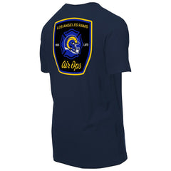Los Angeles Rams x LAFD New Era Air Ops T-Shirt - Navy - NFL