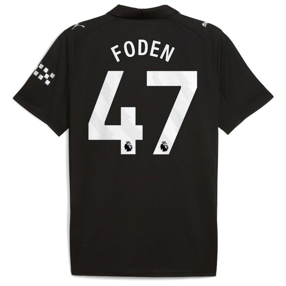 Puma - Phil Foden Manchester City 2025/26 Away Replica Player Jersey - Black