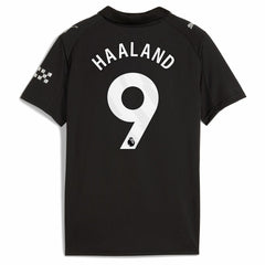 Puma - Erling Haaland Manchester City Youth 2025/26 Away Replica Player Jersey - Black
