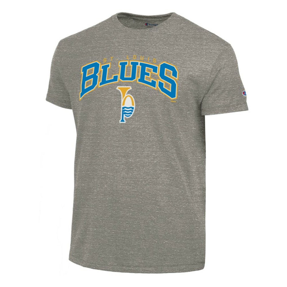 St. Louis Blues Champion Tri-Blend T-Shirt - Gray | NHL near me