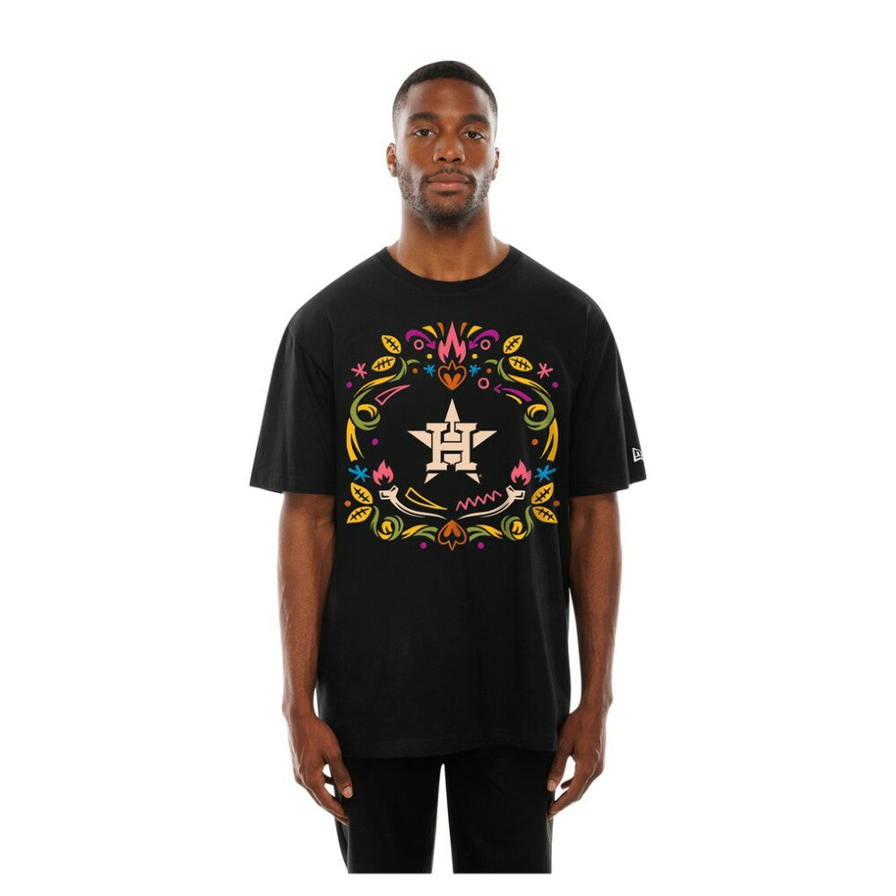 Houston Astros New Era Día de los Muertos T-Shirt Discount