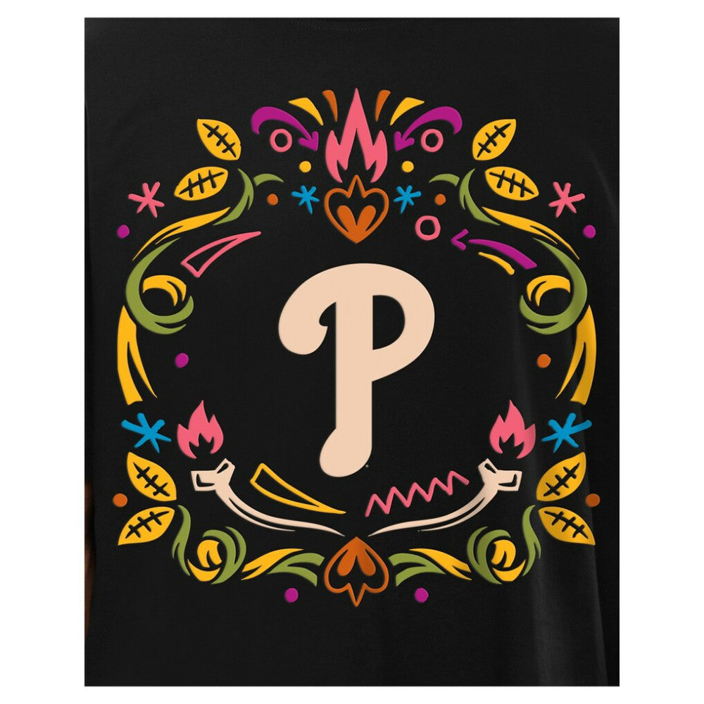 Philadelphia Phillies New Era Día de los Muertos T-Shirt for sale