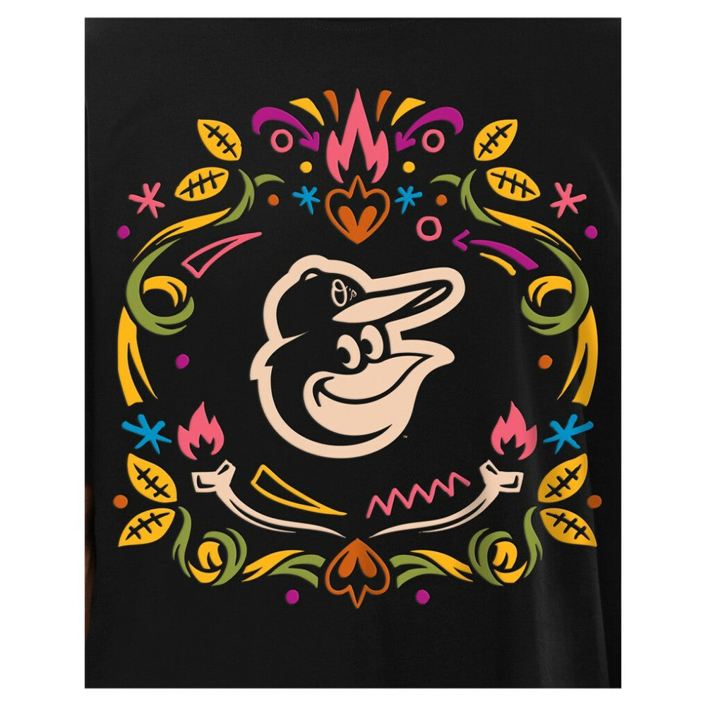 Baltimore Orioles New Era Día de los Muertos T-Shirt Outlet