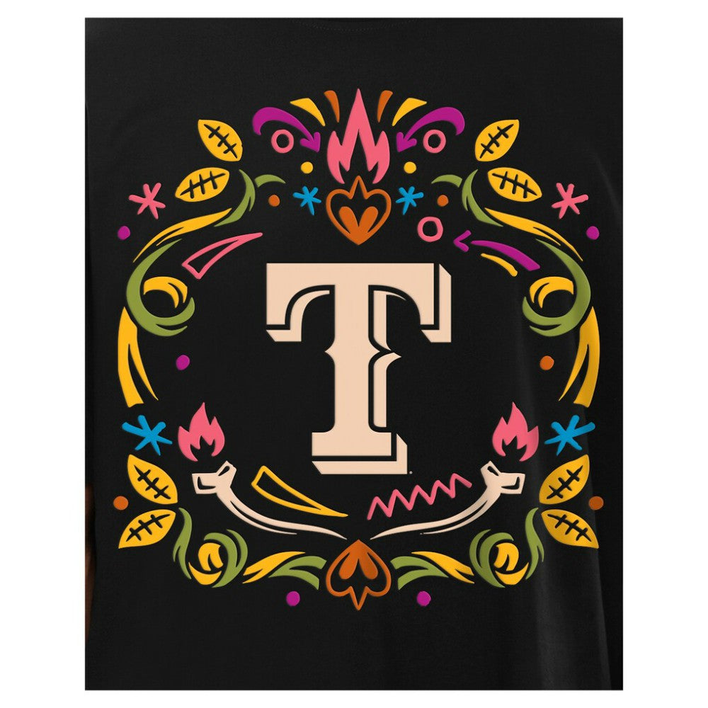 Texas Rangers New Era Día de los Muertos T-Shirt Online