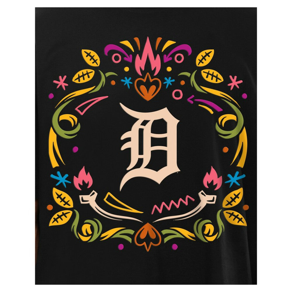 Detroit Tigers New Era Día de los Muertos T-Shirt Outlet