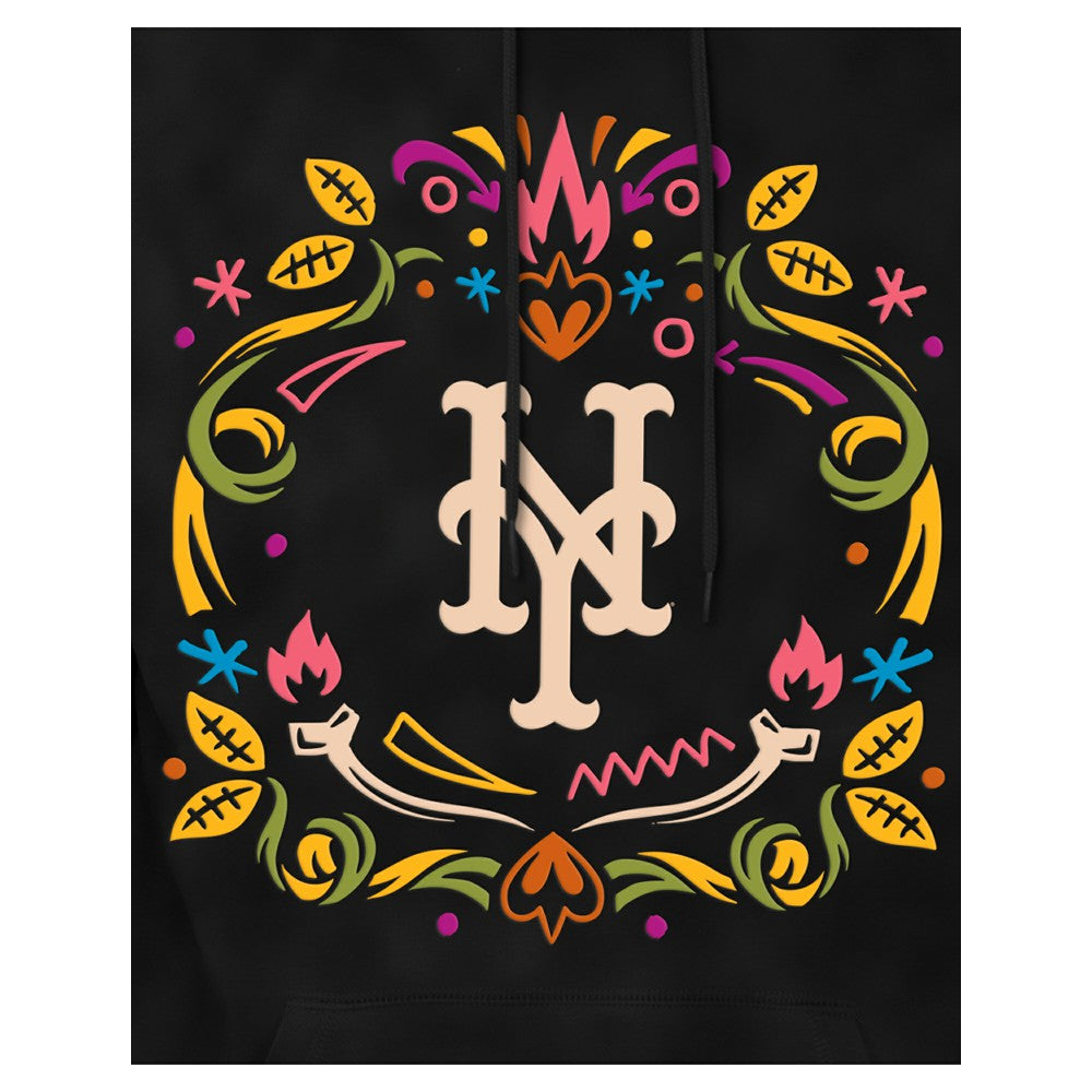 New York Mets New Era Día de los Muertos Brushed Fleece Hoodie Sale