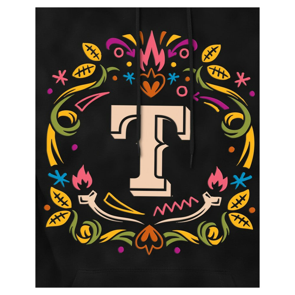 Texas Rangers New Era Día de los Muertos Brushed Fleece Hoodie Online
