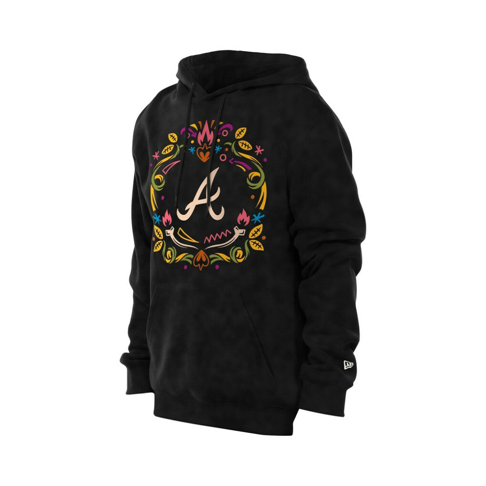 Atlanta Braves New Era Día de los Muertos Brushed Fleece Hoodie Discount