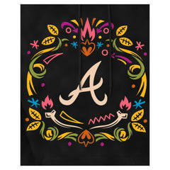 Atlanta Braves New Era Día de los Muertos Brushed Fleece Hoodie Discount