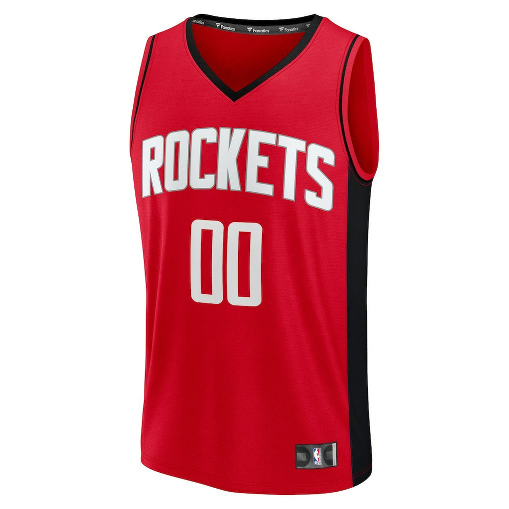 Fanatics Houston Rockets Fast Break Custom Jersey Icon Edition Red