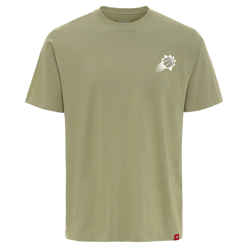 Phoenix Suns Sportiqe Unisex Athletic Club Collection Duke Relaxed Fit Premium T-Shirt Olive