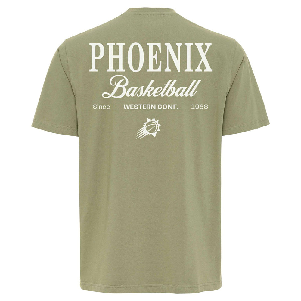Phoenix Suns Sportiqe Unisex Athletic Club Collection Duke Relaxed Fit Premium T-Shirt Olive